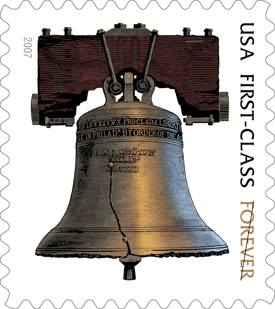 Arago: Liberty Bell "Forever" Stamp